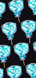  absurdres artist_name black_background candy commentary_request food food_focus highres lollipop no_humans original plastic_wrap rizu_(rizunm) simple_background still_life 