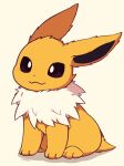  black_sclera bright_pupils closed_mouth colored_sclera fluffy full_body highres inukami_(wanco_ht) jolteon looking_at_viewer no_humans pointy_ears pokemon pokemon_(creature) simple_background sitting smile solo tail white_background white_pupils 