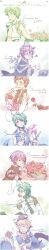  +++ 6+boys alchemist_(ragnarok_online) animal_ears animal_on_head apple apple_on_head arrow_(projectile) arrow_through_apple assassin_cross_(ragnarok_online) bird black_gloves black_shirt blonde_hair blue_bird blue_jacket blue_vest blush bouquet brown_cape brown_eyes brown_hair brown_pants brown_shirt cape cat cat_on_head cigarette closed_mouth clown_(ragnarok_online) coat collared_shirt commentary_request creator_(ragnarok_online) creature crop_top cross cross_necklace filir_(ragnarok_online) fingerless_gloves flora_(ragnarok_online) flower flower_in_mouth food food_on_head from_side fruit fruit_on_head glasses gloves gold_trim green_eyes green_hair grey_cat grin high_priest_(ragnarok_online) highres holding holding_bouquet holding_flower jacket jewelry long_sleeves looking_at_viewer looking_to_the_side male_focus money_bag multicolored_coat multiple_boys necklace object_on_head on_head one_eye_closed open_clothes open_mouth open_shirt pants petals pink_flower pink_hair pullcart purple_hair rabbit_boy rabbit_ears rafflesia_arnoldi_(ragnarok_online) ragnarok_online red_coat red_eyes red_flower red_rose rose shirt short_hair short_sleeves sitting sleeveless sleeveless_shirt smile stalker_(ragnarok_online) tall_image two-tone_coat upper_body vanilmirth_(ragnarok_online) vest violet_eyes visor07 white_background white_coat white_flower white_shirt whitesmith_(ragnarok_online) yellow_eyes yellow_flower 