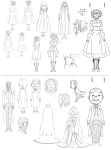 character_design kuroshitsuji maid monochrome shiba_minako tanaka