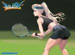 a-soul eileen sweat tennis_racket tennis_uniform virtual_youtuber