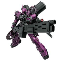  3d ammunition_belt armor backpack bag beam_cannon cannon combat_helmet commentary_request energy_cannon full_body gas_cylinder geara_zulu geara_zulu_(angelo_sauper_use) geara_zulu_(guards_type) gundam gundam_battle_operation_2 gundam_unicorn hand_up helmet high_collar holding holding_cannon horns industrial_pipe looking_to_the_side mask mecha mecha_focus midair mobile_suit neo_zeon no_humans official_art one-eyed_mecha pink_eyes purple_armor purple_horns respirator robot science_fiction scope shoulder_armor shoulder_spikes simple_background single_horn sleeve_cuffs solo spikes stahlhelm transparent_background 