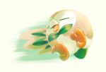  animal_focus bird blush closed_eyes commentary_request full_body highres ka-neito lying no_humans on_side open_mouth partial_commentary pokemon pokemon_(creature) rowlet simple_background sleeping solo white_background 