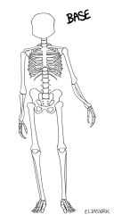  2026 2d artist_name base_(art) commentary digital_media eliasvrk english_commentary english_text faceless full_body hip_bones original ribs simple_background skeleton solo spine standing template text transparent_background undertale utdr_(toby_fox) variant_set 