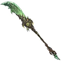  no_humans official_art polearm simple_background solo solo_leveling solo_leveling:_arise tachi-e transparent_background weapon weapon_focus 
