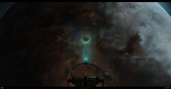  absurdres artist_name building clouds commentary company_logo concept_art copyright_logo copyright_name daniel_matthews dust_cloud energy energy_beam english_commentary eve_online glowing highres in_orbit industrial letterboxed logo mining no_humans official_art outdoors photoshop_(medium) planet realistic scenery science_fiction space_station spacecraft upwell_consortium_(eve_online) 