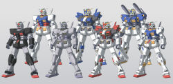  army cannon commentary_request earth_federation g-3_gundam gundam gundam_g04 gundam_g05 gundam_msv mecha mecha_focus mobile_suit mobile_suit_gundam mudrock_gundam no_humans obed prototype_design prototype_gundam robot rx-78-2_gundam rx-78-7_gundam science_fiction shoulder_cannon v-fin 