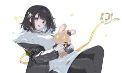  1girl chinese_commentary commentary_request endministrator_(arknights) female_endministrator_(arknights) highres simple_background solo su_ran_(bilibili_18604428) white_background 
