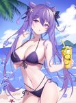  absurdres breasts genshin_impact highres keqing_(genshin_impact) swimsuit tagme znx_xin 