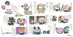  +_+ ... 5boys 6+girls anger_vein animal_ears bangboo_(zenless_zone_zero) belle_(zenless_zone_zero) billy_kid billy_kid_(starlight) black-framed_eyewear black_horns blonde_hair blue_hair box cardboard_box carinus_(zenless_zone_zero) cat_boy cat_ears chibi chibi_only cissia_(zenless_zone_zero) claret_flint clothed_robot commentary_request eous_(zenless_zone_zero) flying_sweatdrops fur-trimmed_jacket fur_trim giving_up_the_ghost glasses green_hair green_jacket grey_hair hair_ornament hair_ribbon hairclip holding holding_phone horns humanoid_robot jacket lindverne_sunbringer long_hair multiple_boys multiple_girls nicole_demara open_mouth orange_hair phoenix_reffaella phone pink_hair pointy_ears pom_pom_(clothes) pom_pom_hair_ornament promeia_(zenless_zone_zero) red_eyes red_ribbon red_scarf remielle_dan ribbon robot robot_boy roxy_ifrita_pryce scarf serpico_(zenless_zone_zero) severian_lowell shidare_(youh4016) short_hair spoken_ellipsis translation_request white_jacket wise_(zenless_zone_zero) yellow_eyes zenless_zone_zero 