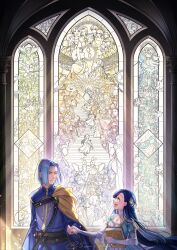  1boy 1girl absolutely_everyone absurdres annotation_request arms_up baby benno_(honzuki_no_gekokujou) bezewants_(honzuki_no_gekokujou) blue_hair bonifatius_(honzuki_no_gekokujou) book bowing braid brigitte_(honzuki_no_gekokujou) cape carrying carrying_baby carrying_person chalice_of_geduldh character_request closed_eyes closed_mouth commentary_request cornelius_(honzuki_no_gekokujou) crown_braid crying damuel_(honzuki_no_gekokujou) delia_(honzuki_no_gekokujou) dress eckhart_(honzuki_no_gekokujou) effa_(honzuki_no_gekokujou) egg elvira_(honzuki_no_gekokujou) everyone ewigeliebe_(honzuki_no_gekokujou) ferdinand_(honzuki_no_gekokujou) flower flutrane_(honzuki_no_gekokujou) fran_(honzuki_no_gekokujou) freida_(honzuki_no_gekokujou) frown geduldh_(honzuki_no_gekokujou) gem georgine_(honzuki_no_gekokujou) gil_(honzuki_no_gekokujou) glowing glowing_eyes god_of_darkness_(honzuki_no_gekokujou) goddess_of_light_(honzuki_no_gekokujou) grimace gunther_(honzuki_no_gekokujou) gustav_(honzuki_no_gekokujou) hair_flower hair_ornament hannelore_(honzuki_no_gekokujou) highres holding holding_book holding_hands holding_staff holding_wand honzuki_no_gekokujou hug instrument jewelry juliet_sleeves kamil_(honzuki_no_gekokujou) karstedt_(honzuki_no_gekokujou) leidenschaft_(honzuki_no_gekokujou) leise_(honzuki_no_gekokujou) lesser_bus_(honzuki_no_gekokujou) library light_particles long_hair long_sleeves looking_at_another looking_back lutz_(honzuki_no_gekokujou) mark_(honzuki_no_gekokujou) myne_(honzuki_no_gekokujou) necklace open_mouth otto_(honzuki_no_gekokujou) partial_commentary playing_instrument puffy_sleeves rabbit rihyarda_(honzuki_no_gekokujou) ring rosina_(honzuki_no_gekokujou) san+ sash schutzaria_(honzuki_no_gekokujou) schwartz_(honzuki_no_gekokujou) shield_of_schutzaria spear_of_leidenschaft staff staff_of_flutrane stained_glass stairs standing sword_of_ewigeliebe sylvester_(honzuki_no_gekokujou) tiger tree tunic tuuli_(honzuki_no_gekokujou) twitter_username wand weiss_(honzuki_no_gekokujou) wide_sleeves wilfried_(honzuki_no_gekokujou) wilma_(honzuki_no_gekukujou) yellow_cape yellow_eyes 