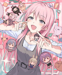  >_< 6+girls ave_mujica_(bang_dream!) bang_dream! bang_dream!_it's_mygo!!!!! black_hair black_ribbon black_shirt black_skirt blonde_hair blue_dress blue_eyes blue_hair blue_outline blush box brown_skirt cardboard_box chair chibi chihaya_anon commentary dress earrings fang green_hair grey_dress grey_eyes grey_hair grey_skirt hair_ribbon heterochromia highres holding holding_mini_person jewelry kaname_raana long_hair mini_person misumi_uika mole mole_under_eye multiple_girls mygo!!!!!_(bang_dream!) nagasaki_soyo necklace open_mouth outline pinafore_dress pink_eyes pink_hair purple_hair ribbon shiina_taki shirt single_earring skirt sleeveless sleeveless_dress sparkle takamatsu_tomori togawa_sakiko violet_eyes wakaba_mutsumi white_hair white_shirt yahata_umiri yellow_eyes yukitake_(bullfalk) yuutenji_nyamu 
