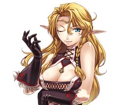  blazing_souls cleavage elf tagme 