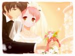  akino_momiji cuffs gayarou sakura_musubi wallpaper wedding_dress 