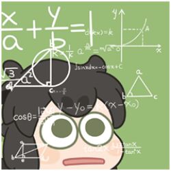  1boy animal_ears animated animated_gif black_hair blush cat_boy cat_ears chibi chibi_only commentary english_commentary lowres luo_xiaohei luo_xiaohei_(human) male_focus math math_lady_(meme) meme official_art open_mouth simple_background solo sticker_(medium) the_legend_of_luo_xiaohei trigonometry white_background 
