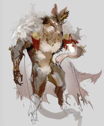  0_0ffline 1boy absurdres animal_ears animal_on_arm cape claws cross_scar crown deadlock_(game) fur-trimmed_cape fur_trim furry furry_male highres looking_at_animal male_focus mouse_(animal) mouse_boy mouse_ears notched_ears rat_king_(deadlock) red_cape scar scar_on_face scar_on_nose sketch whiskers 