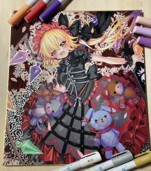  1girl absurdres commentary_request flandre_scarlet highres mosho solo touhou touhou_lostword 