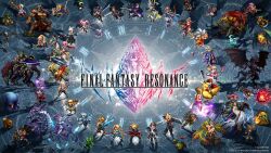  6+boys 6+girls absurdres bartz_klauser boko_(ff5) bomb_(final_fantasy) buster_sword carbuncle_(final_fantasy) cecil_harvey character_request chocobo clive_rosfield cloud_strife copyright_notice fighting_stance fina_(ffbe) final_fantasy final_fantasy_brave_exvius final_fantasy_i final_fantasy_ii final_fantasy_iii final_fantasy_iv final_fantasy_ix final_fantasy_resonance final_fantasy_v final_fantasy_vi final_fantasy_vii final_fantasy_viii final_fantasy_x final_fantasy_xi final_fantasy_xii final_fantasy_xiii final_fantasy_xiv final_fantasy_xv final_fantasy_xvi firion flan_(final_fantasy) goblin_(final_fantasy) highres ifrit_(final_fantasy) jake_(ffbe) key_visual lasswell leviathan_(final_fantasy) lid_(ffbe) lightning_farron logo mage_staff magic_pot majin_fina mandragora_(final_fantasy) multiple_boys multiple_girls nichol_(ffbe) noctis_lucis_caelum odin_(final_fantasy) official_art onion_knight pixel_art polearm promotional_art rain_(ffbe) ramuh sabotender sakura_(ffbe) shantotto shiva_(final_fantasy) siren_(final_fantasy) spear squall_leonhart staff sword terra_branford tidus titan_(final_fantasy) tonberry vaan_(ff12) very_long_veil warrior_of_light_(ff1) weapon y'shtola_rhul zidane_tribal 