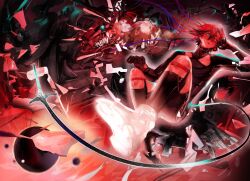  1boy black_bodysuit black_choker black_socks bodysuit bor0chi choker commentary english_commentary full_body green_eyes heterochromia highres holostars holostars_english legwear_garter looking_at_viewer machina_x_flayon male_focus mecha_pilot_suit r-trus_(machina_x_flayon) red_eyes red_hair short_hair skin_tight socks solo tail virtual_youtuber 