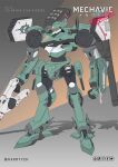  arm_blade armored_core clenched_hand commission english_commentary gun harryych highres holding holding_gun holding_weapon karasawa_(weapon) mecha missile_pod no_humans robot science_fiction shadow solo standing visor weapon 