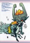  helmet ito_noizi midna pointy_ears ponytail red_eyes red_hair the_legend_of_zelda translation_request twilight_princess 