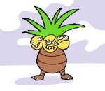 claws ed_(ed_edd_n_eddy) ed_edd_n_eddy edd_(ed_edd_n_eddy) eddy_(ed_edd_n_eddy) exeggutor facing_viewer frown full_body grin keith_stack looking_up multiple_heads no_humans parody pokemon pokemon_(creature) simple_background smile solo standing style_parody toon_(style) v-shaped_eyebrows