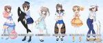  6+girls alternate_headwear anglerfish aqua_dress azumi_(girls_und_panzer) bangs barrel bell-bottoms binoculars black_footwear blue_cardigan blue_eyes blue_footwear blue_headwear blue_pants blue_sailor_collar blue_shirt blue_skirt boko_(girls_und_panzer) boots bow bowtie braid brown_eyes brown_hair cardigan carrying character_name closed_mouth clothes_on_shoulders commentary_request crossed_legs dixie_cup_hat dress earrings eel fish frilled_dress frills girls_und_panzer girls_und_panzer_senshadou_daisakusen! hair_ribbon hand_on_own_thigh hand_to_own_mouth hands_on_own_face hat hat_bow hat_ribbon high_heels highres holding holding_binoculars holding_stuffed_toy jewelry layered_dress leaning_forward light_brown_hair long_hair long_sleeves looking_at_viewer loose_socks mary_janes medium_dress mika_(girls_und_panzer) military_hat mini_hat miniskirt multiple_girls neck_ribbon neckerchief nishizumi_maho nishizumi_miho official_alternate_costume official_art one_eye_closed one_side_up open_mouth orange_dress orange_hair orange_neckerchief orange_pekoe_(girls_und_panzer) pants parted_bangs pink_neckerchief pink_ribbon plaid plaid_skirt pleated_skirt puffy_short_sleeves puffy_sleeves ribbon sailor_collar sailor_dress sailor_hat sea_angel shading_eyes shimada_arisu shirt shoes short_dress short_hair short_sleeves siblings sisters sitting skirt smile socks standing star_(symbol) star_earrings stuffed_animal stuffed_fish stuffed_octopus stuffed_toy stuffed_whale sun_hat teddy_bear thigh-highs thigh_gap tilted_headwear translated twin_braids watermark white_bow white_bowtie white_dress white_hair white_headwear white_ribbon white_sailor_collar white_shirt white_socks white_thighhighs yellow_footwear 