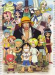 bellemere calendar dr_hiruluck franky kaya_(one_piece) kuina monkey_d_luffy nami nico_olvia nico_robin one_piece roronoa_zoro sanji shanks tony_tony_chopper zeff