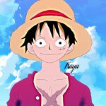 1boy highres monkey_d._luffy non-web_source one_piece solo 