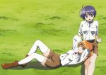  mahou_shoujo_lyrical_nanoha mahou_shoujo_lyrical_nanoha_strikers subaru_nakajima teana_lanster thigh-highs 