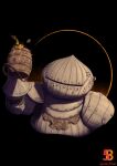  1boy alcohol armor beer commission dark_souls_(series) dark_souls_i full_armor helmet highres holding male_focus max58art pauldrons shoulder_armor siegward_of_catarina solo tankard upper_body 