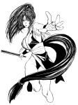  fan monochrome ninja shiranui_mai the_king_of_fighters 