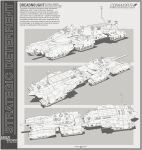  cannon company_name english_text grenade_launcher greyscale ground_vehicle highres lineart military military_vehicle monochrome motor_vehicle no_humans original railgun reference_sheet science_fiction shadow tank tank_focus tank_turret turret vehicle_focus w_a_v_e weapon 