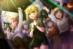 blonde_hair d4dj dress short_hair smile tsukimiyama_nagisa yellow_eyes