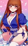  1girl absurdres aquamarinesss blush brown_eyes brown_hair dead_or_alive highres kasumi_(doa) looking_at_viewer solo 