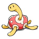  black_eyes commentary_request full_body highres looking_at_viewer mentarakooo no_humans pokemon pokemon_(creature) shell shuckle simple_background solo tentacles white_background 