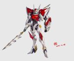  d-boy highres mecha power_armor robot sakura_rock standing tatsunoko_pro tekkaman_blade 