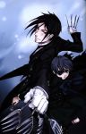  ciel_phantomhive kuroshitsuji male scanning_artifacts sebastian_michaelis toboso_yana 