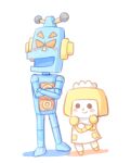  absurdres doris_1_(warioware) duet highres mike_(warioware) offbeat robot warioware white_background 