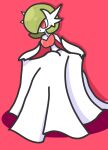  1girl absurdres gardevoir gloves highres mega_evolution mega_gardevoir mega_pokemon non-web_source pokemon red_eyes 