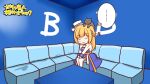  ... 1girl animal_on_head arch_bishop_(ragnarok_online) bangs black_cat blonde_hair blue_dress braid cat cat_on_head chibi cleavage_cutout closed_eyes closed_mouth clothing_cutout commentary_request couch cross dress fishnet_thighhighs fishnets french_braid full_body indoors long_hair on_head pillbox_hat ragnarok_masters ragnarok_online sash sitting smile solo thigh-highs tomo-graphy translation_request two-tone_dress white_dress white_headwear white_thighhighs yellow_sash 