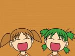   azumanga_daioh chibi koiwai_yotsuba mihama_chiyo yotsubato!  