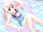  fate/stay_night illyasviel_von_einzbern loli sakuraba_yukine school_swimsuit swimsuit water 