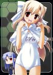  bakutendou bakutendou_(circle) fate/stay_night illyasviel_von_einzbern len school_swimsuit swimsuit tsukihime 