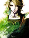  blue_eyes close_up hat link male nintendo pointy_ears serious tachibana_(pixiv627563) the_legend_of_zelda 