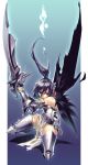  fantasy highres hirano_katsuyuki original sword thigh-highs weapon wings 