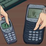  calculator chainsaw_man disembodied_limb graphing_calculator highres himeno_(chainsaw_man) keyboard_(computer) liowig meme nokia_3310 phone pov snake_(game) table typing wolfenstein_(series) 