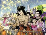  abs amartbee android_17 android_18 antennae arm_around_neck baby bald beard beerus bib black_eyes black_hair blonde_hair blue_eyes blue_hair blue_skin bra_(dragon_ball) bug bulma butterfly carrying colored_skin crossed_arms dragon_ball dragon_ball_super facial_hair facial_mark father_and_daughter flying forehead_mark green_skin hair_bobbles hair_ornament hairband height_difference husband_and_wife kuririn mother_and_daughter muscular muscular_male muten_roushi old old_man open_mouth pan_(dragon_ball) piccolo pointy_ears railing red_hairband scar scar_on_arm short_hair smile son_gohan son_goku sunglasses tearing_up tenshinhan third_eye torn_clothes twitter_username vegeta videl whis white_hair 