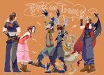  ... 1girl 5boys aerith_gainsborough armor arms_up baggy_pants bangs bare_arms bird black_footwear black_jacket black_pants blonde_hair blue_pants blue_shirt boots braid braided_ponytail breasts brown_footwear brown_gloves brown_hair cloak cloud_strife cosplay cropped_jacket demon_wings dog donald_duck dress duck fangs final_fantasy final_fantasy_vii final_fantasy_viii fingerless_gloves frankenstein&#039;s_monster frankenstein&#039;s_monster_(cosplay) full_body fur_trim gloves goofy green_eyes hair_ribbon halloween halter_dress halterneck hands_on_hips hands_up highres jacket kingdom_hearts kingdom_hearts_ii leaning_forward long_dress long_hair medium_breasts medium_hair multiple_boys mummy_costume official_alternate_costume open_mouth pants parted_bangs pink_dress pink_ribbon red_cloak ribbon ryouto shirt short_hair short_sleeves shoulder_armor sidelocks single_wrist_cuff sleeveless sleeveless_dress sleeveless_turtleneck smile sora_(kingdom_hearts) speech_bubble spiky_hair squall_leonhart standing thigh_strap toeless_footwear torn_cloak torn_clothes trick_or_treat turtleneck white_shirt wings wrist_cuffs 