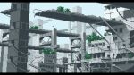  animated animated_gif bridge day letterboxed no_humans original outdoors overgrown pixel_art railing scenery setamo_map stairs 